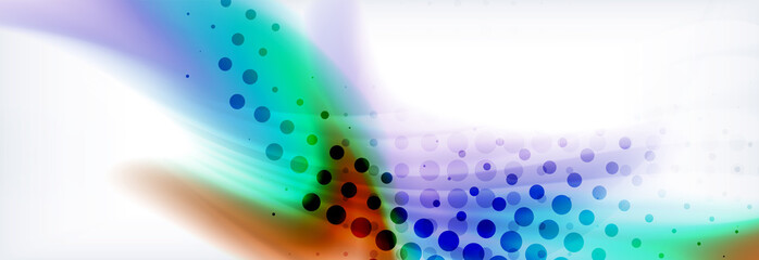 Background abstract holographic fluid colors wave design