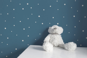 eyeless Teddy bear
