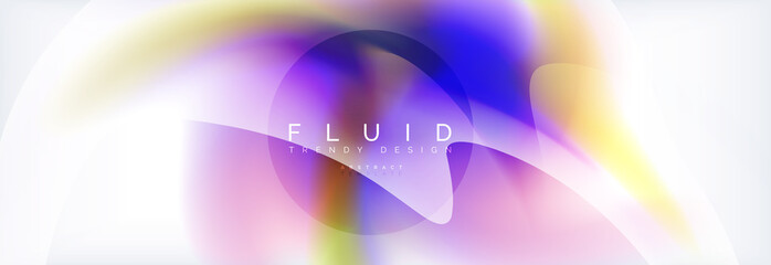 Background abstract holographic fluid colors wave design