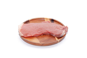 close up of beef top side on plate