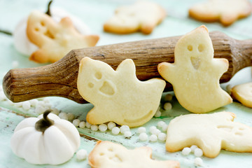 Ghost cookies for Halloween party