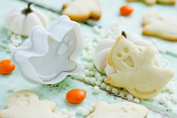 Ghost cookies for Halloween party