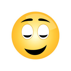 Smile icon. Emotion smile. Vector Illustration