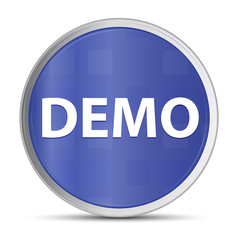 Demo blue round button