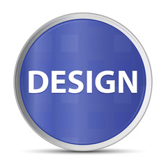 Design blue round button