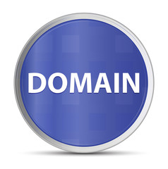 Domain blue round button