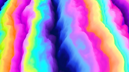 Color explosion. Paint splash. Abstact wallpaper. Multicolor glow. Neon. Fractal. Digital art. Fairy. Futuristic. Surreal texture. 3d illustration. Magical. Imagination. Creative.