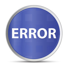 Error blue round button