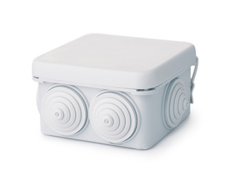 Plastic electrical junction box