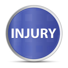 Injury blue round button