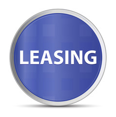Leasing blue round button