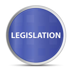 Legislation blue round button