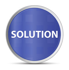 Solution blue round button