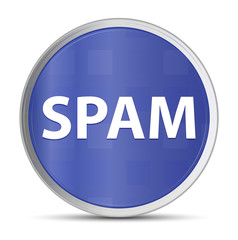 Spam blue round button