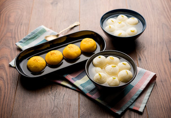 Rajbhog and Rasgulla or rosogolla are popular sweets offered to Goddess Durga in Navratri Festival,...