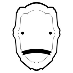 Isolated empty sale label. Vector illustration design