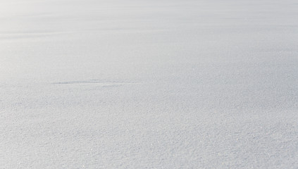 untouched smooth snow surface