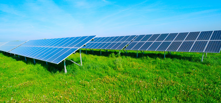Photovoltaic or solar panel for renewable energy