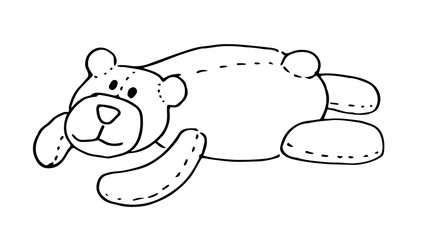 Teddybär Kontur
