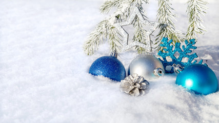 Fototapeta na wymiar An image with Christmas ornaments.