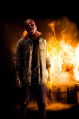 horror scarecrow devil