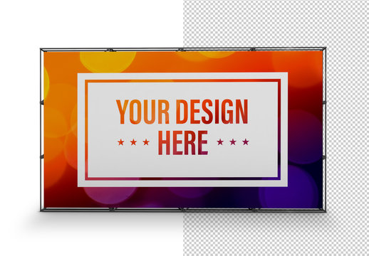 Promotional Event Signage Mockup