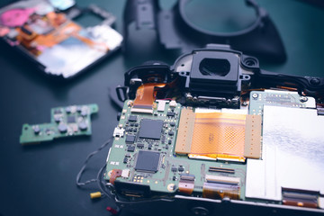 Repair and maintenance camera Single Lens Reflex