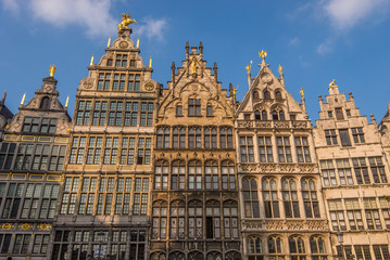 Fototapeta na wymiar Traditional flemish architecture in Antwerp, Belgium
