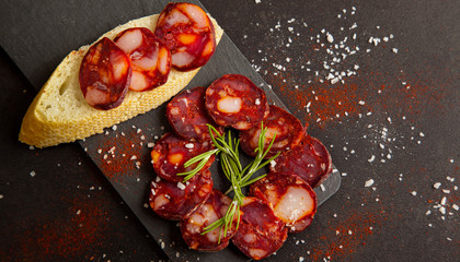 Típico chorizo iberico