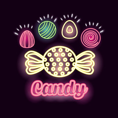 sweet candy concept