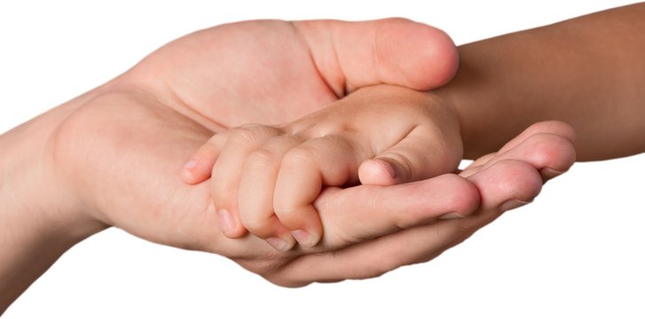 Father Giving Hand to a Child