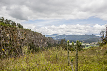 Fototapeta na wymiar Suesca rocks colombia
