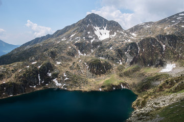 Obraz premium Ritorto lake, Dolomites