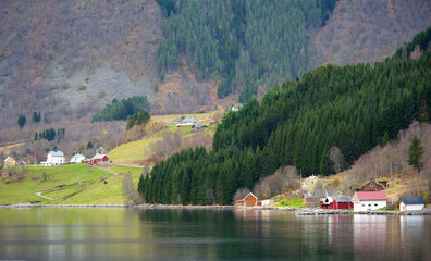 Reflection in the norwegian fjords