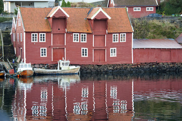 Reflection in the norwegian fjords