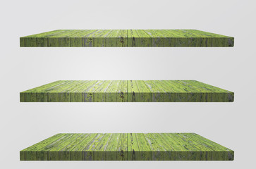 Obraz premium wooden shelf texture background