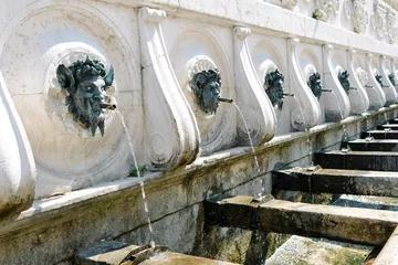 Cercles muraux Fontaine The Fontana del Calamo - Ancona Italy