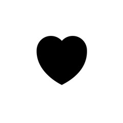 Vector icon heart. Valentine's Day. Perfect Love symbol.class on a white background.Flat style for graphic and web design. logo.EpS pictogram