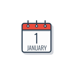 Calendar day icon isolated on white background. Vector illustration.
