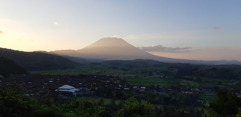 Fototapeta na wymiar Mount Agung 