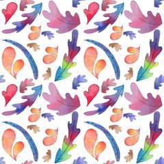 Leaves Seamless Pattern