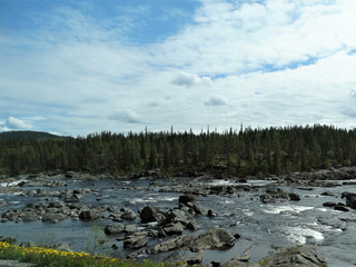 Fluss in Schweden