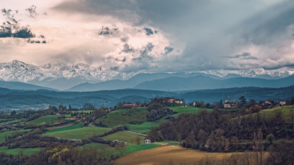 Vue sue les Pyrénées