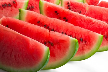 Slices of Watermelon Close-Up
