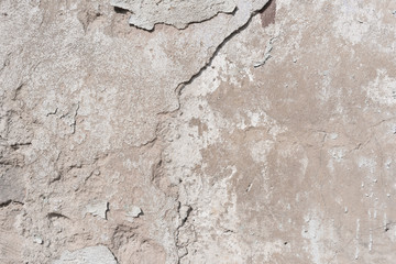 Background of an old concrete wall with cracks, texture