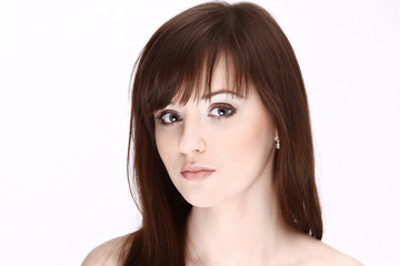 Fototapeta premium closeup.the young woman's face.