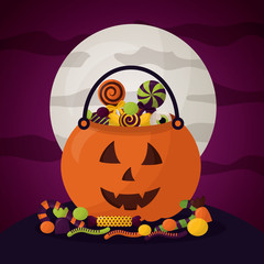 Fototapeta premium happy halloween celebration day