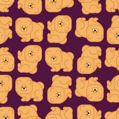 Chow Chow pattern seamless. Dog for China. Pet Vector background