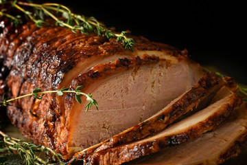Sliced Pork Close-Up