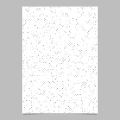 Abstract dot pattern flyer design - vector page background with circles